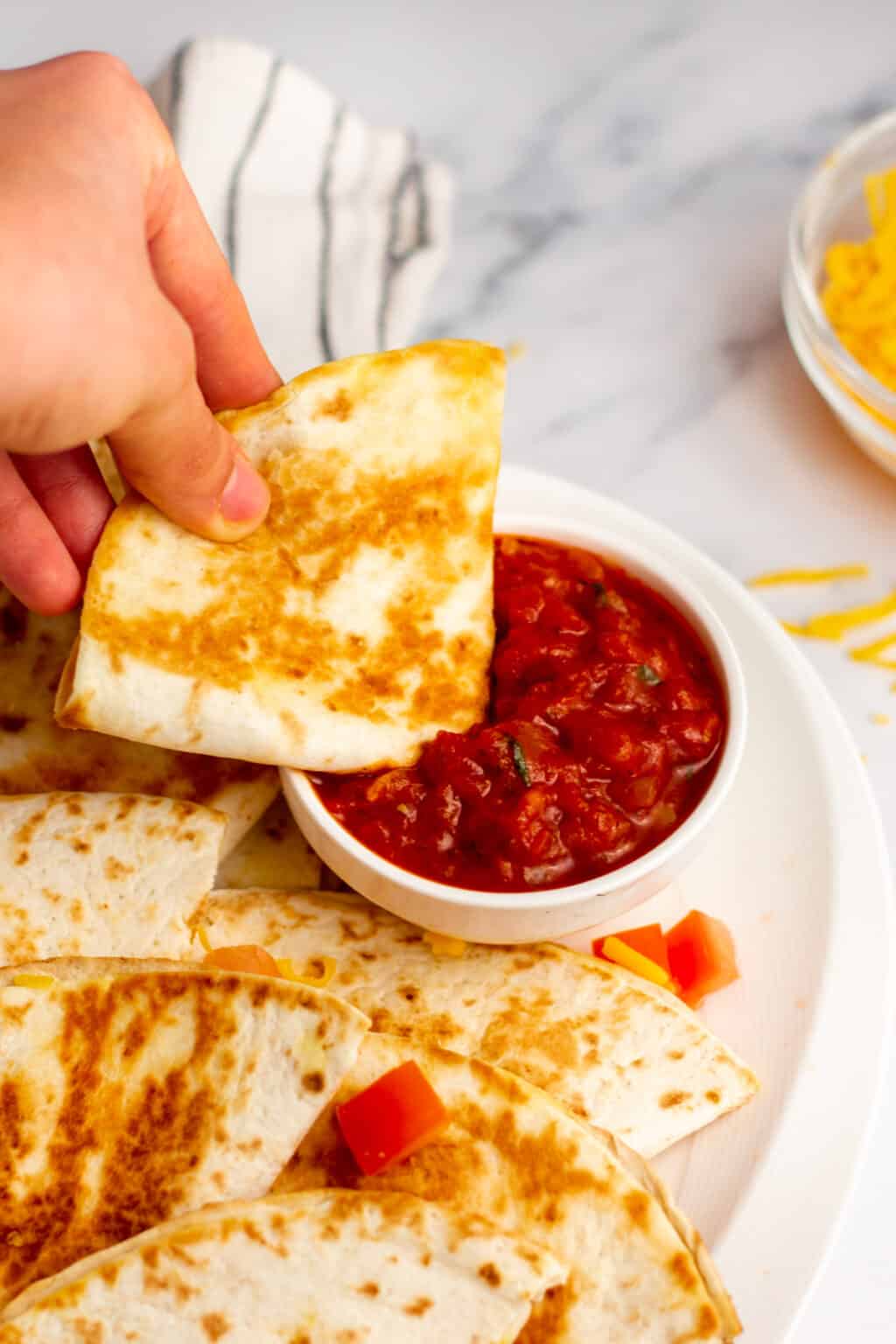 Easy Cheese Quesadilla My Mini Chefs