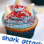 shark attack cupcakes