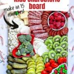 christmas charcuterie board for kids