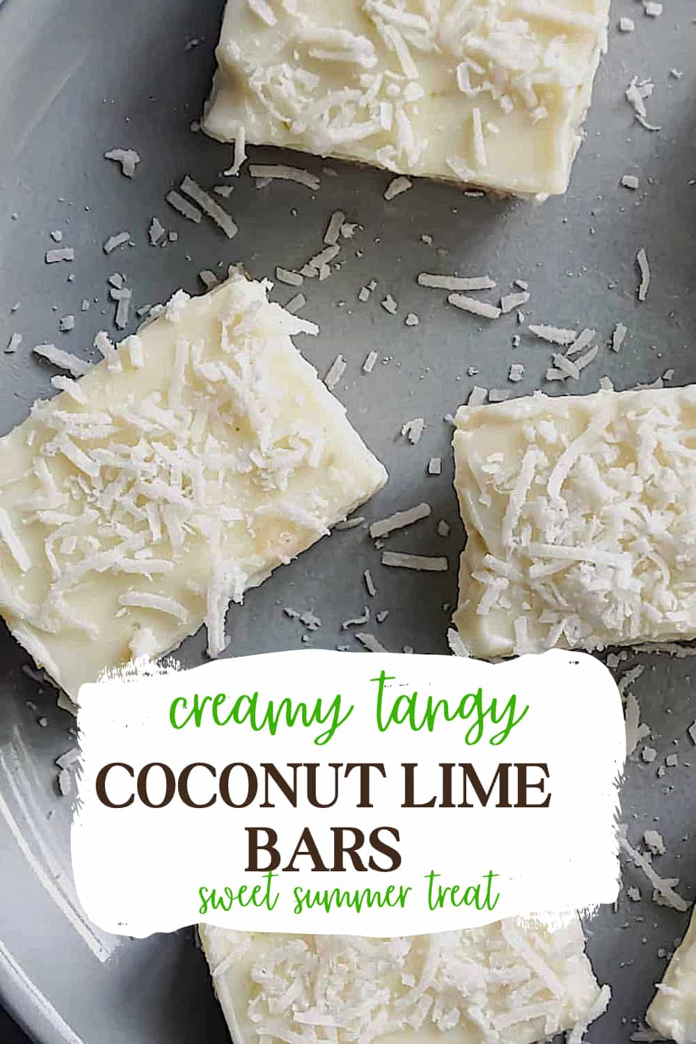 lime coconut bars recipe pin image