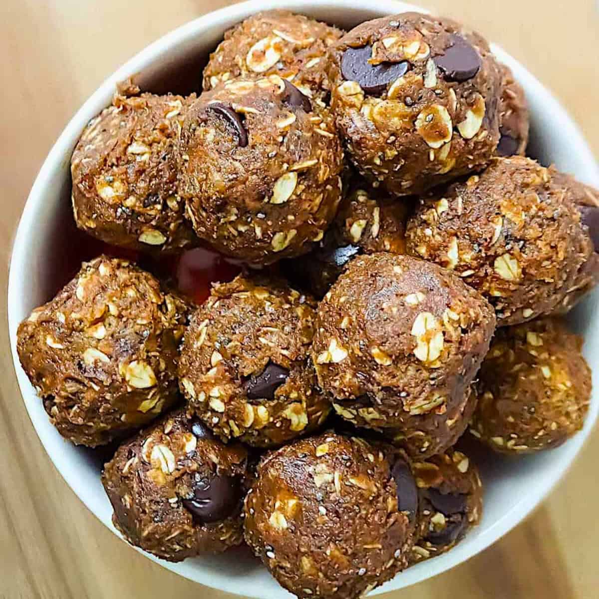 pumpkin energy bites in a bowl