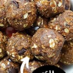 no bake pumpkin energy bites pinterest image