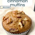 honey cinnamon muffins pinterest image