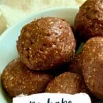 no bake Nutella protein balls pinterest image