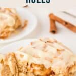 apple cinnamon rolls pinterest image