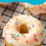 vanilla baked donuts pinterest image