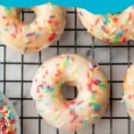 baked vanilla donuts pinterest image