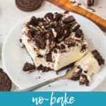 oreo cheesecake bars pinterest image