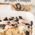 Oreo cinnamon rolls pinterest image