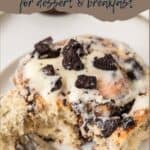 Oreo cinnamon rolls pinterest image