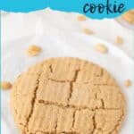 single serving peanut butter cookie pinterest image