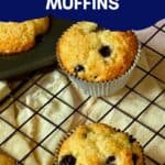 blueberry muffins pinterest image